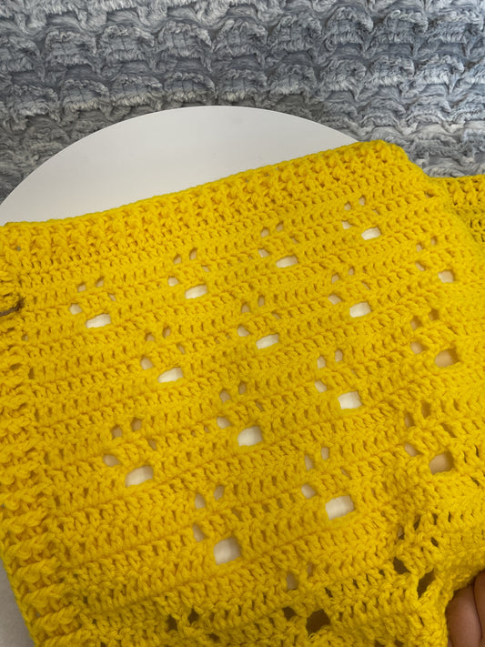 Crochet doggy blanket