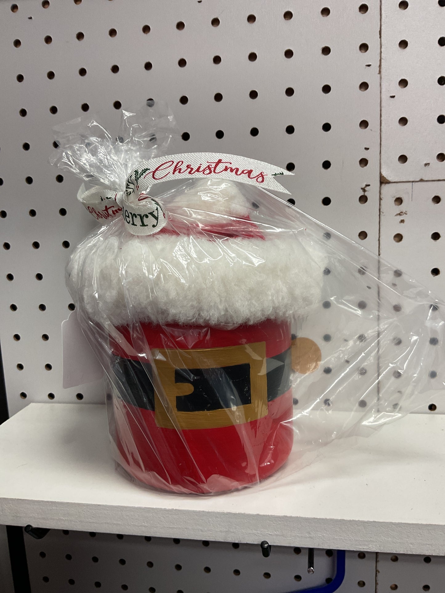 Filled Christmas candy Jars