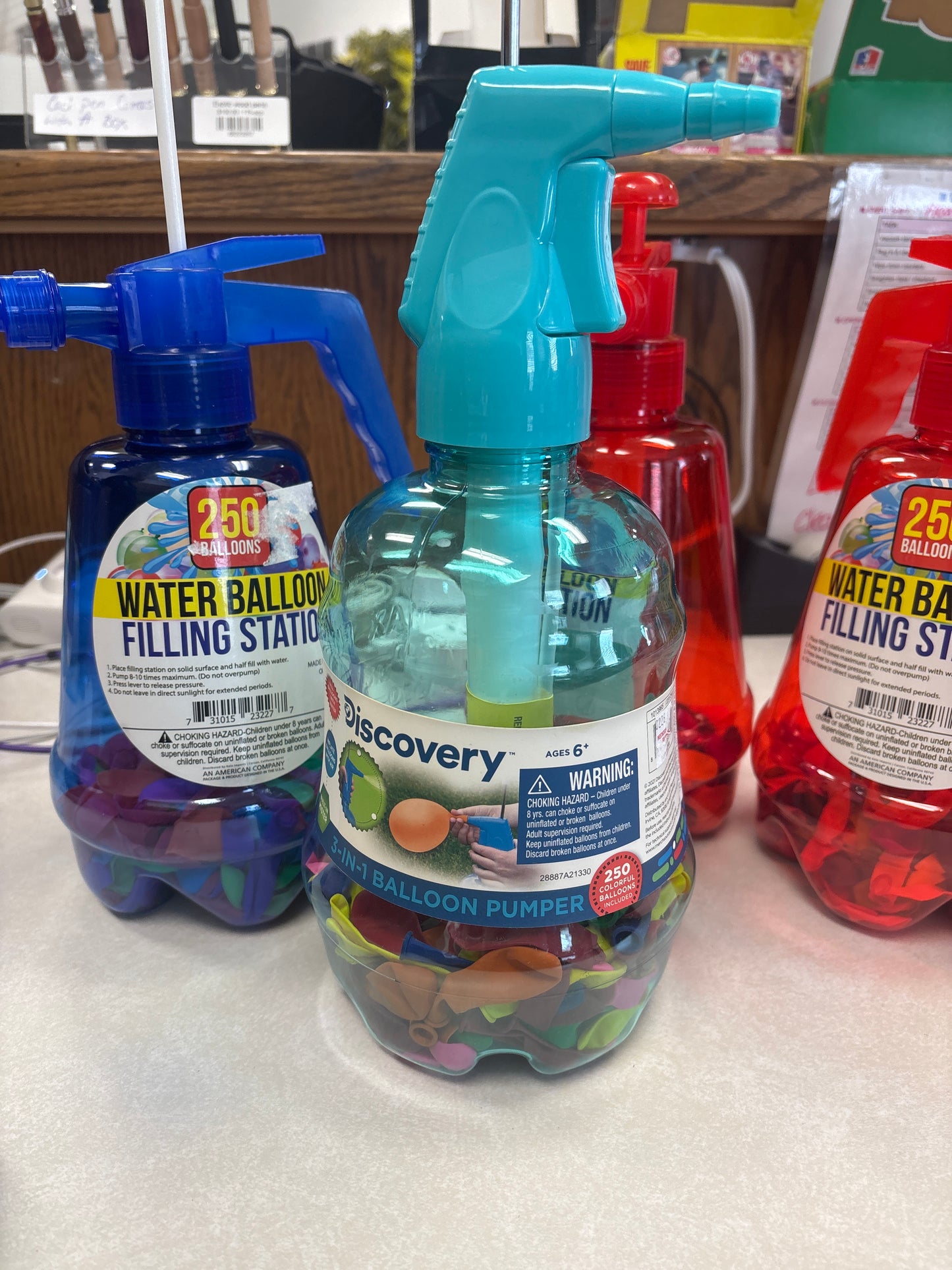 Water balloon station