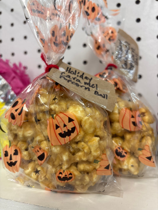 Holiday popcorn balls