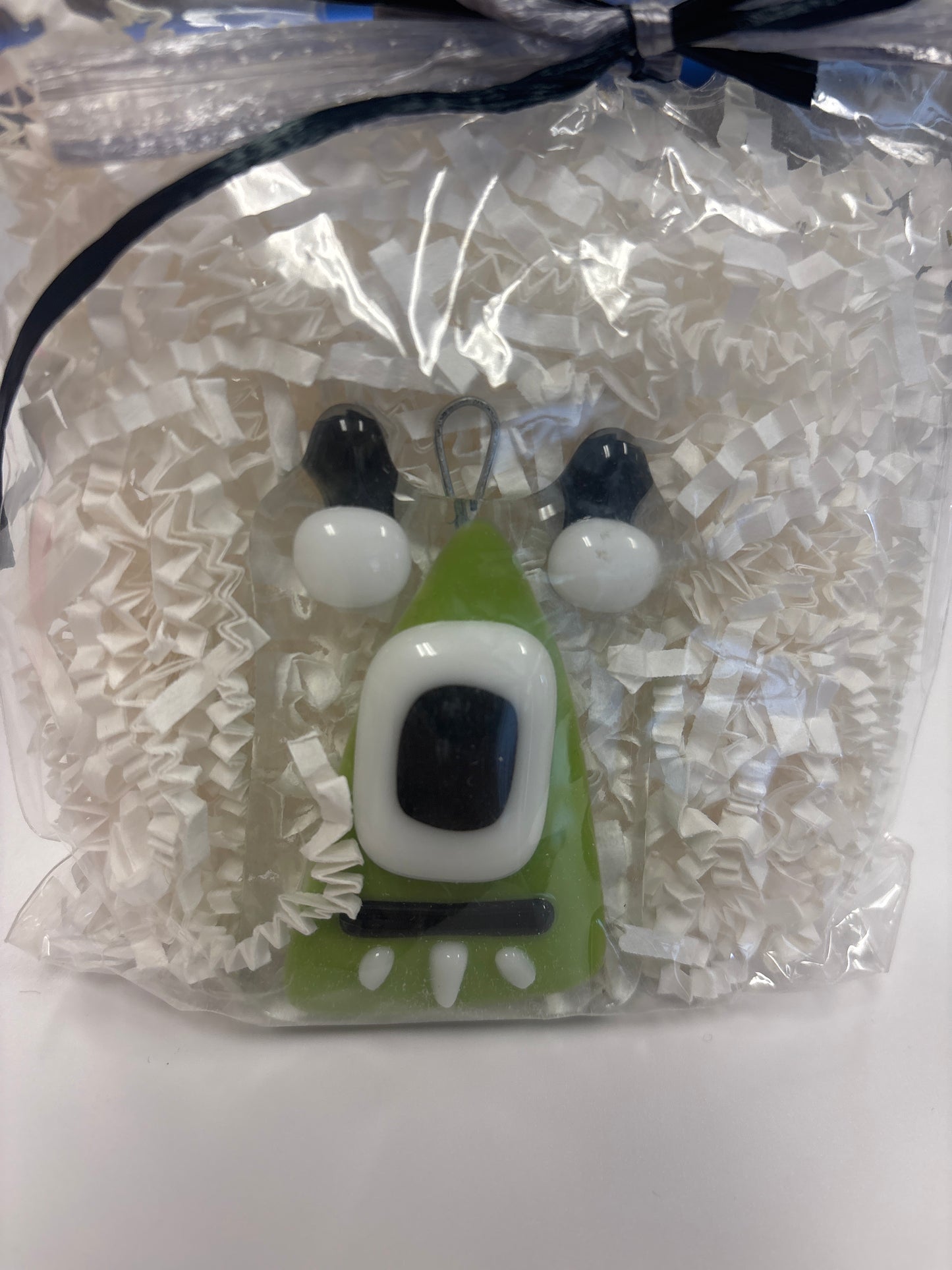 Green monster ornament