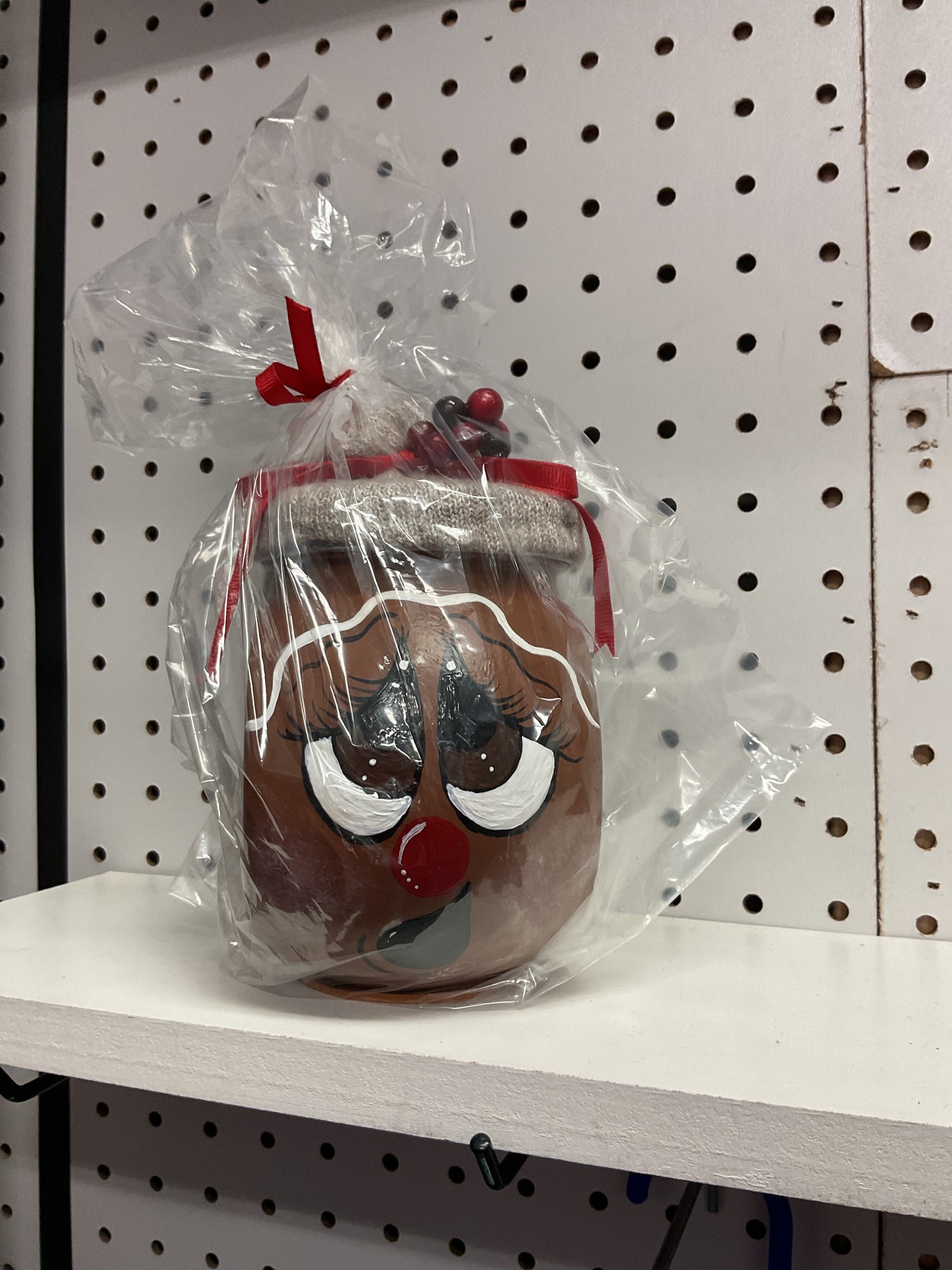 Filled Christmas candy Jars