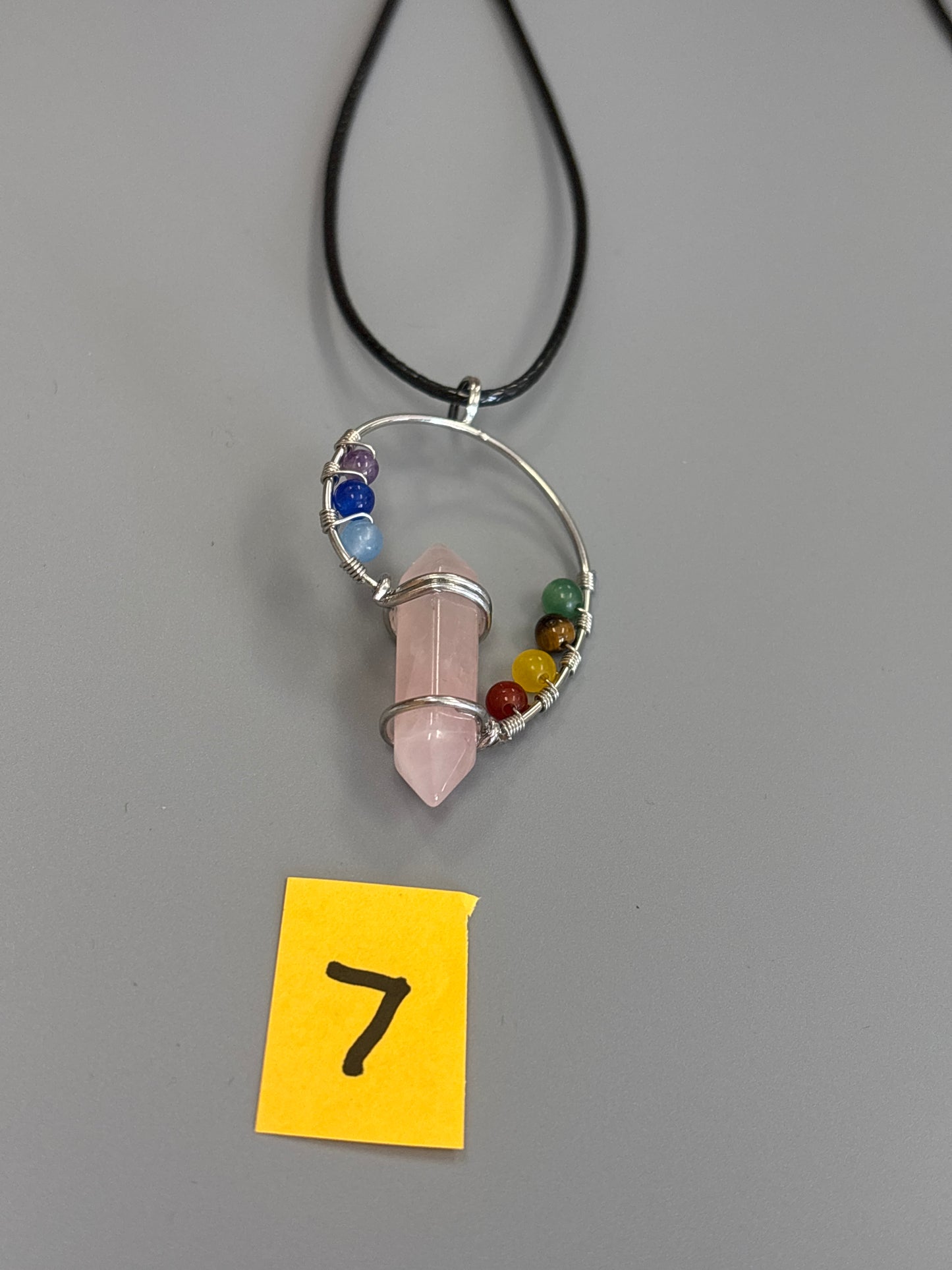 Hexagon Chakra Point Necklace