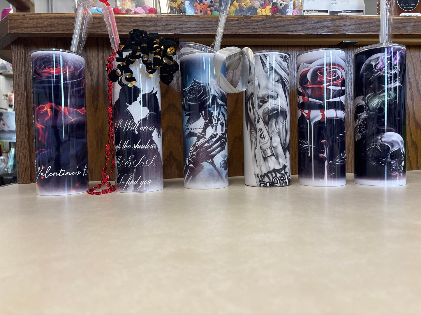 Dark love tumblers