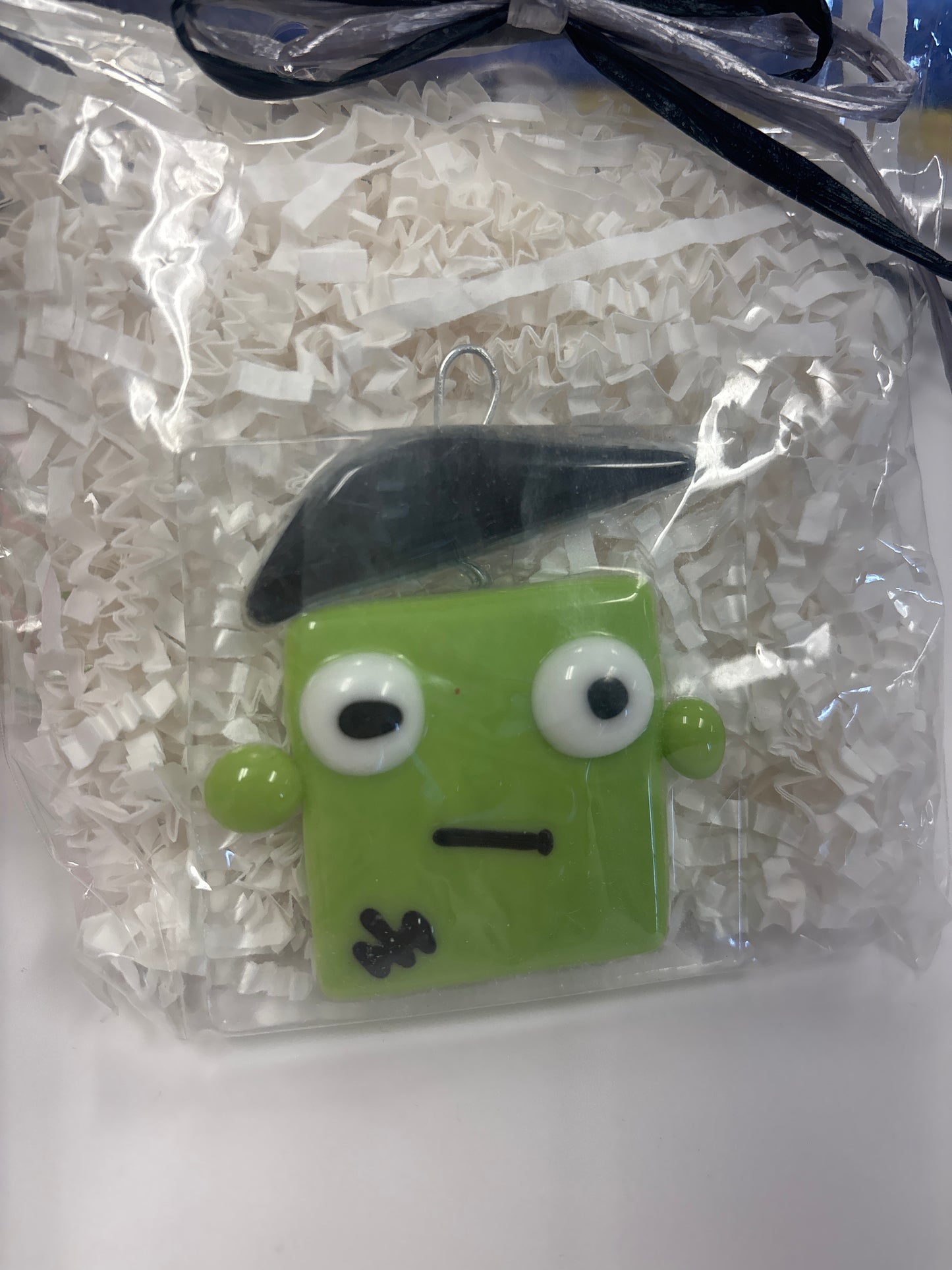 Green monster ornament