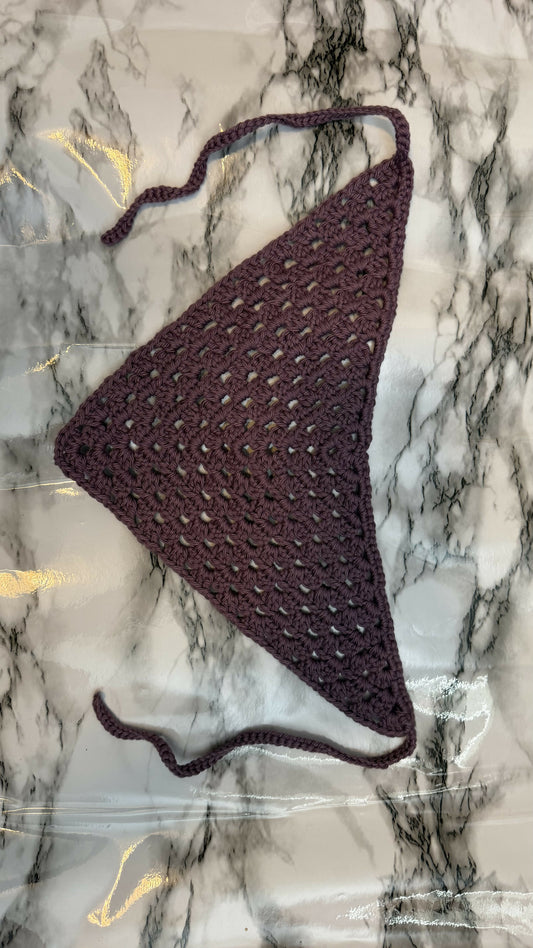 Crochet bandanna