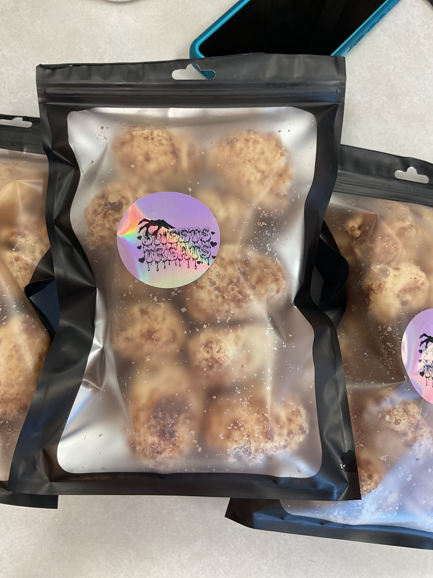 Freeze dried milk duds