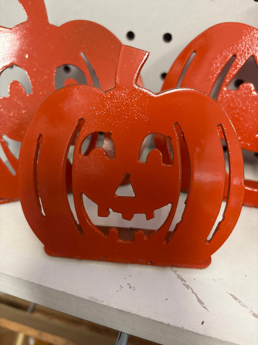 Pumpkin metal cutouts