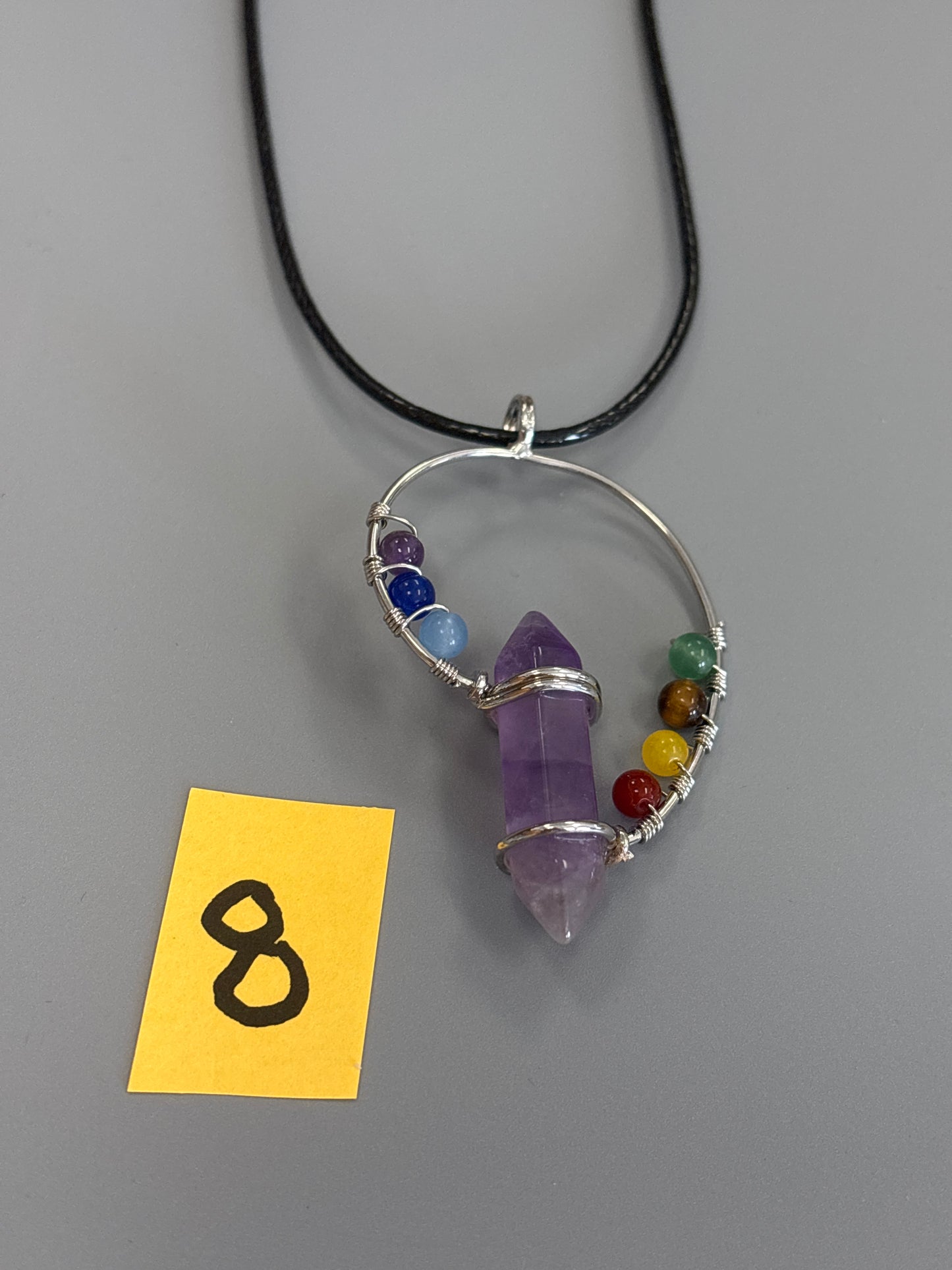 Hexagon Chakra Point Necklace