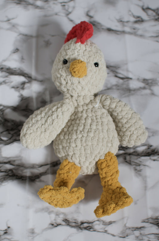 Crochet chicken lovey