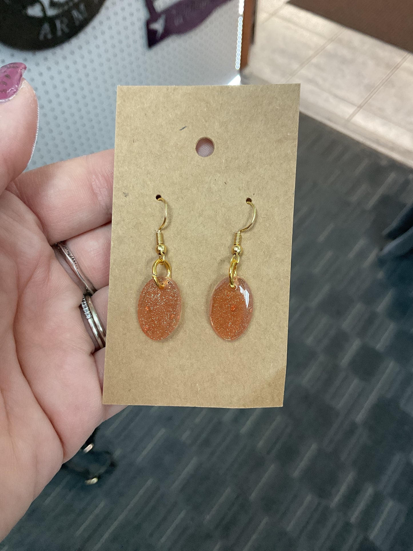 MJ colorful resin jewelry