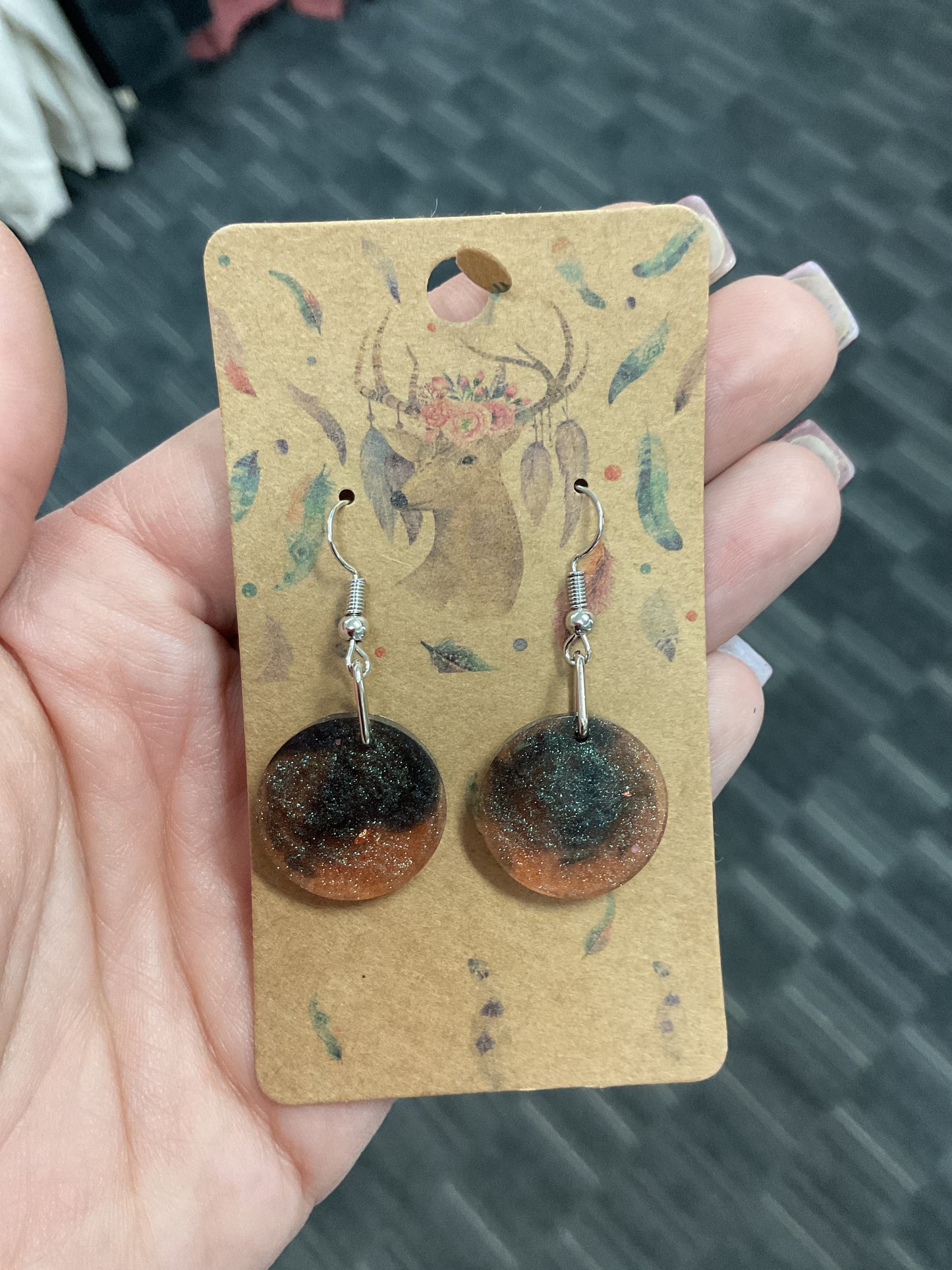 MJ colorful resin jewelry