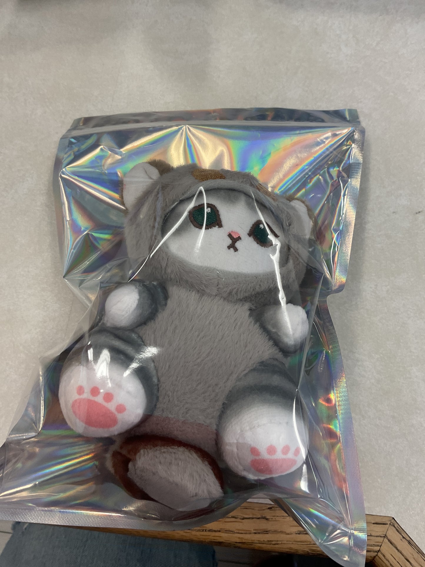 Cat stuffy keychain