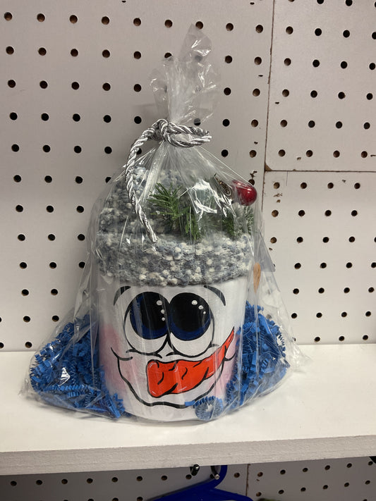 Filled Christmas candy Jars