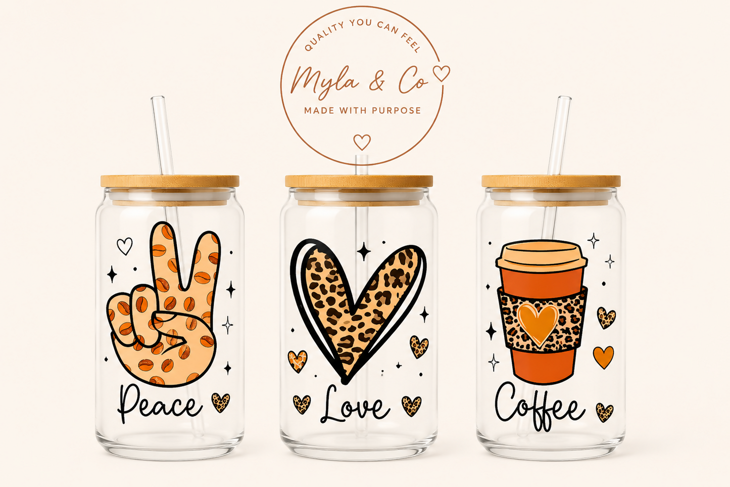 16oz Glass Tumblers