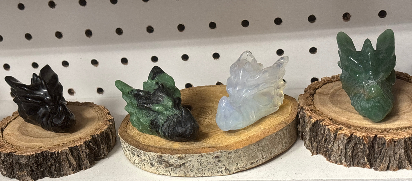 TEC Crystal dragon figures