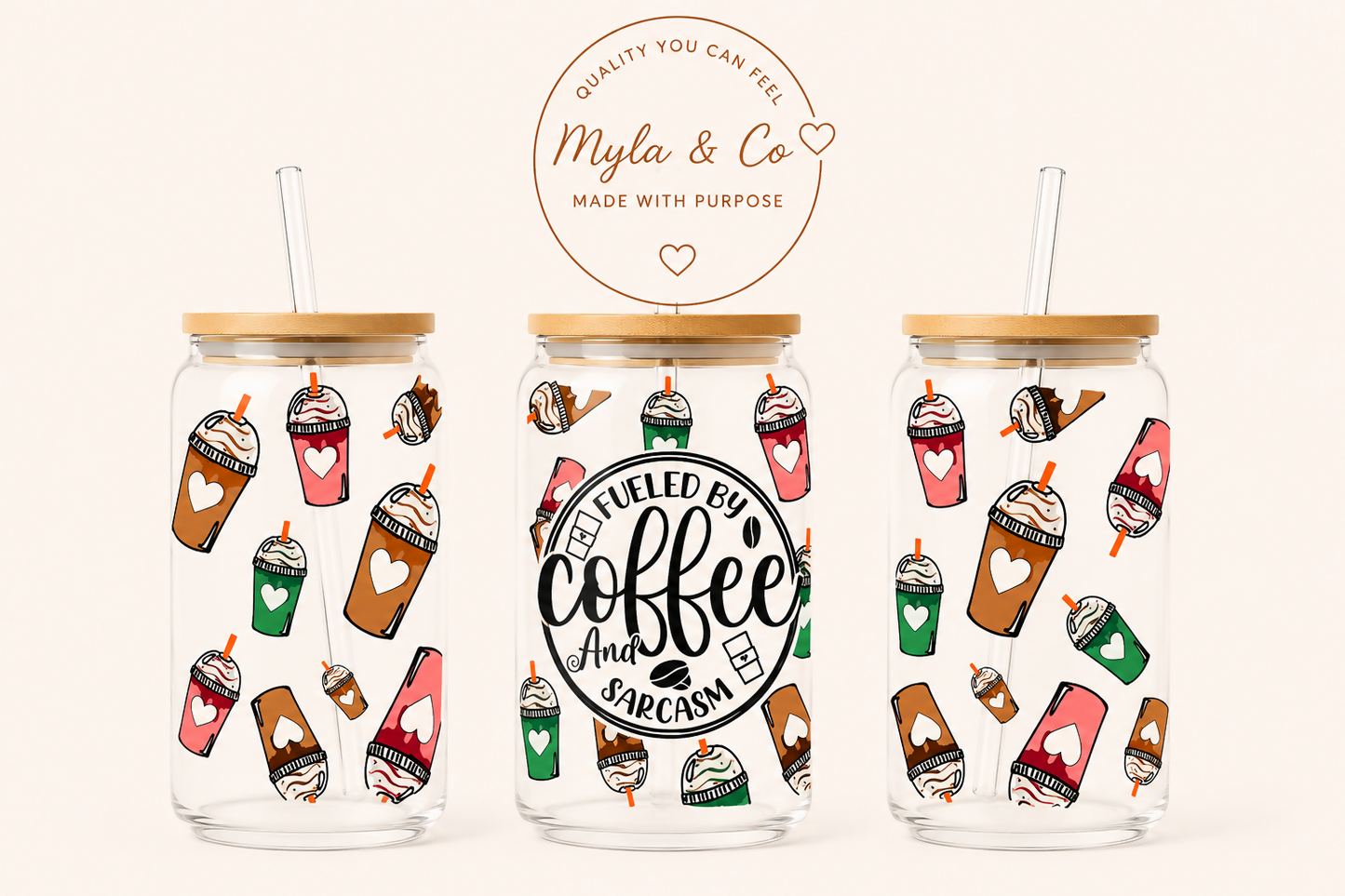16oz Glass Tumblers