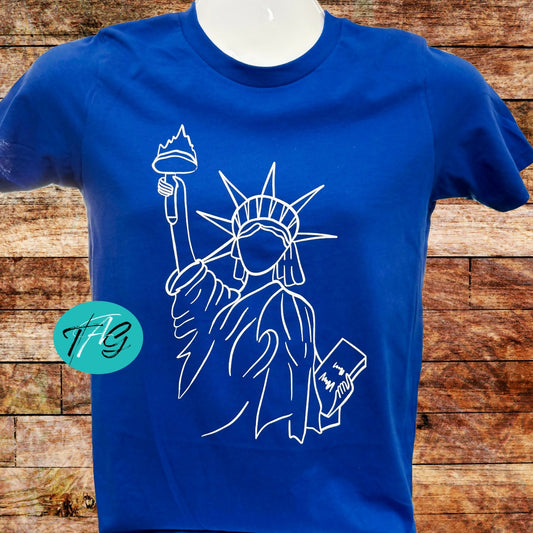 Lady Liberty Youth tshirt