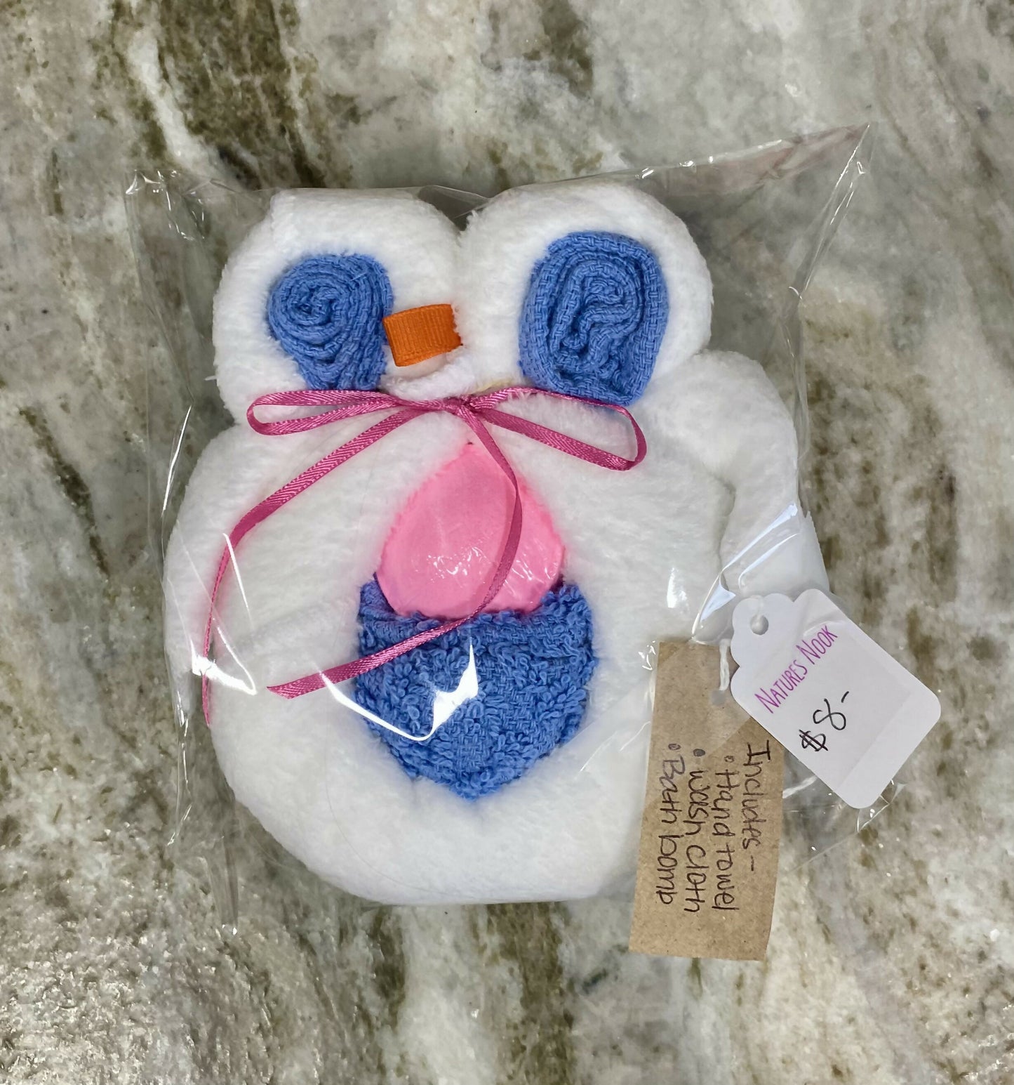Hand towel owl