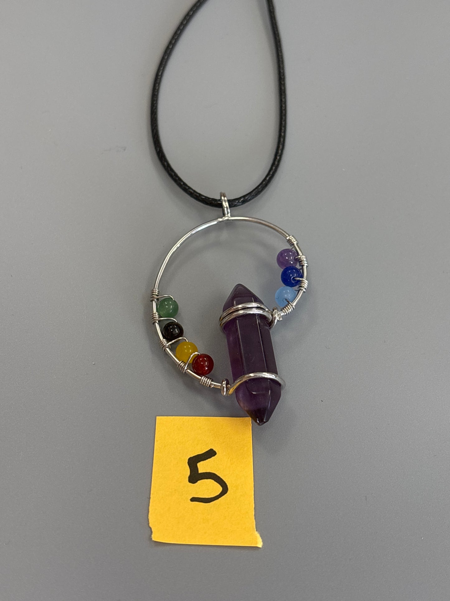 Hexagon Chakra Point Necklace