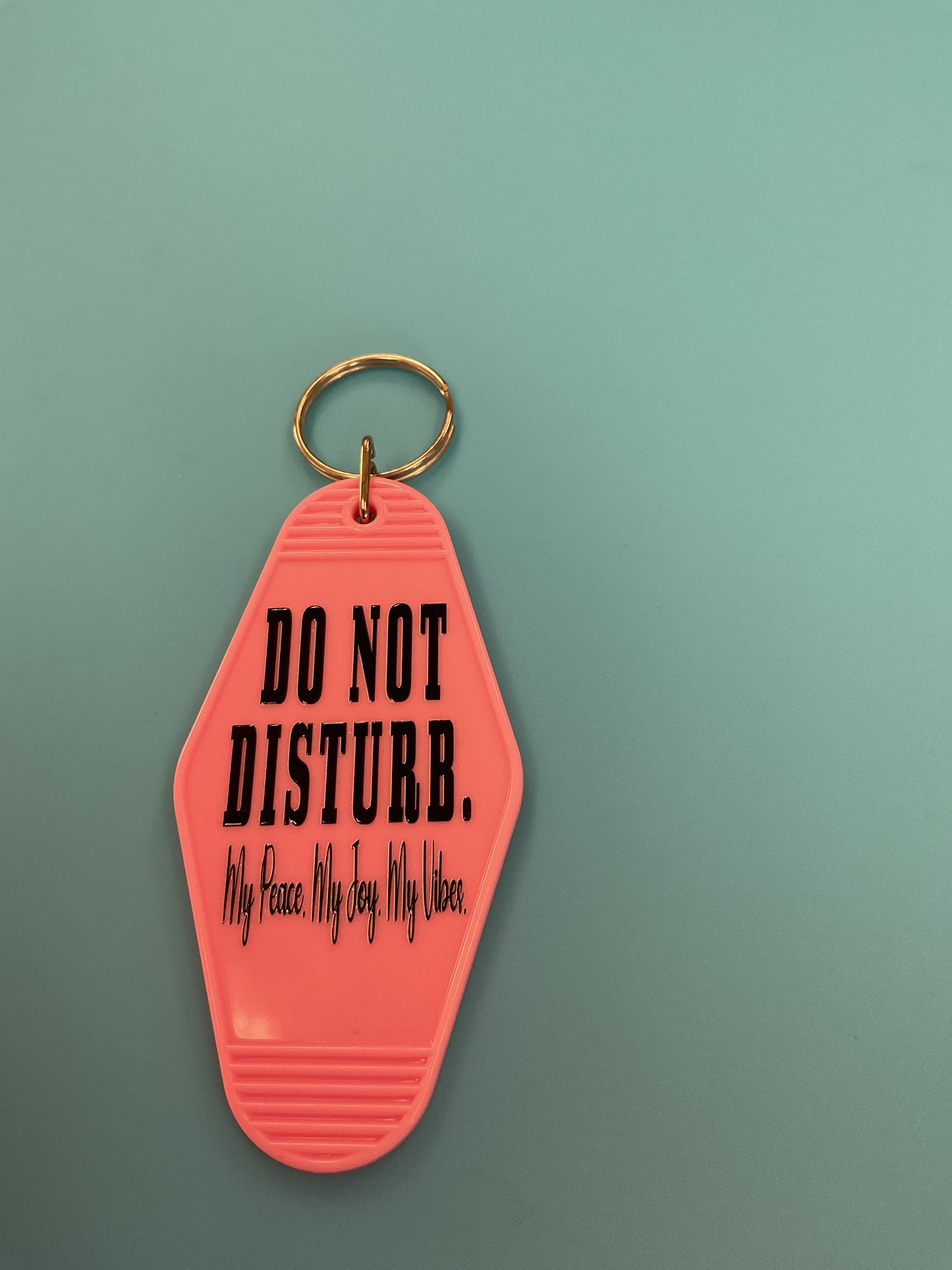 Motel keychain