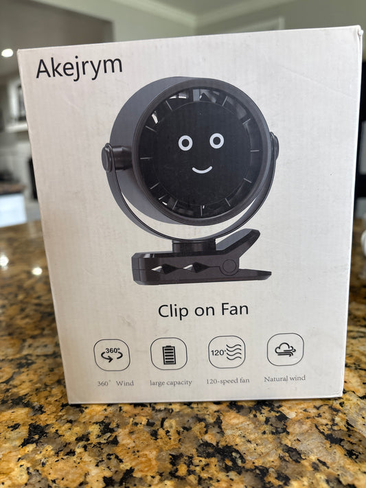 Clip on fan