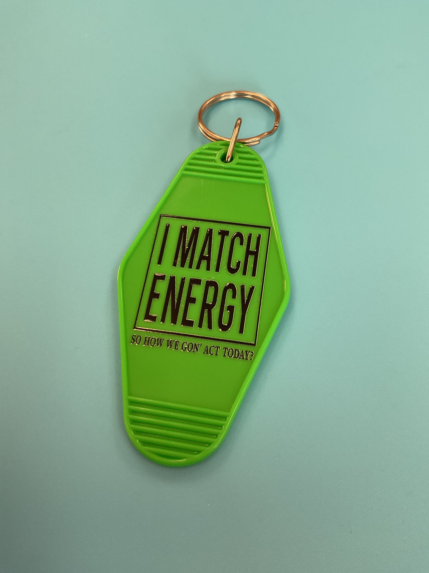 Motel keychain