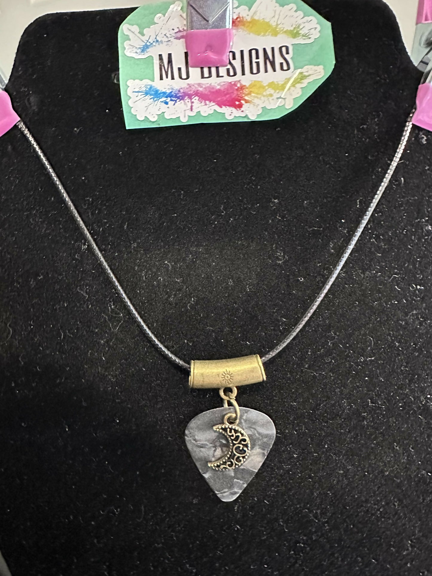 MJ guitar pick jewelry