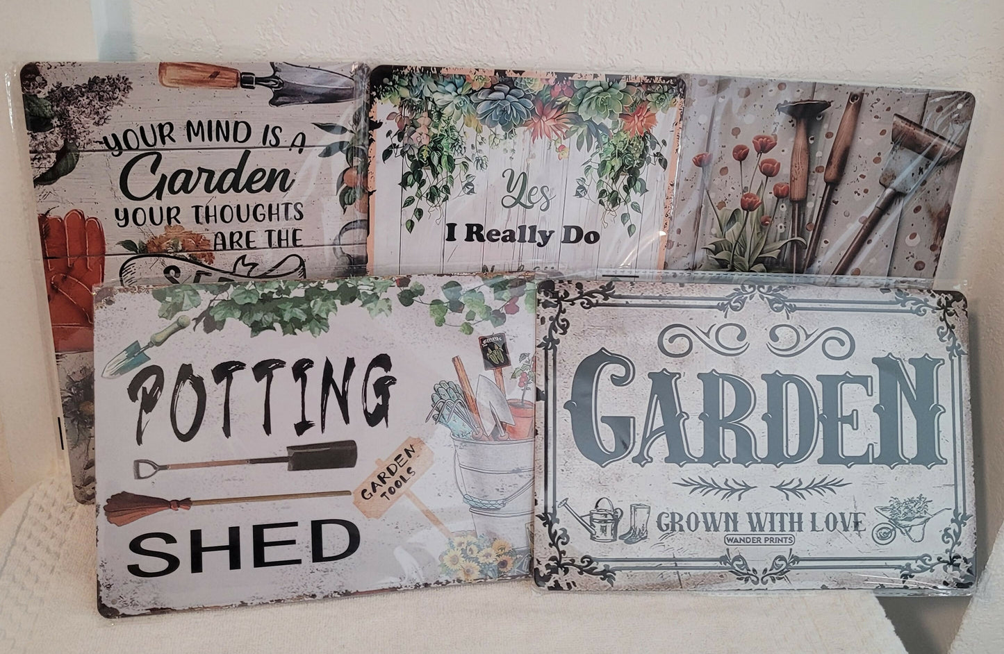 Metal Garden Signs