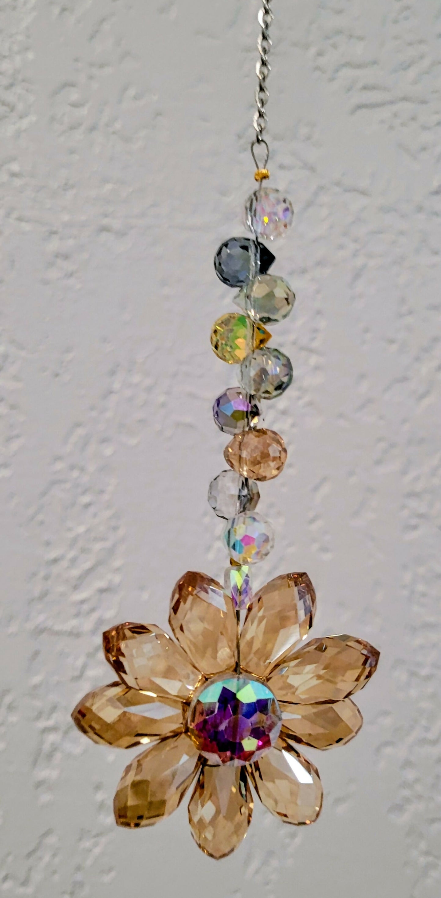 Floral Crystal Suncatcher