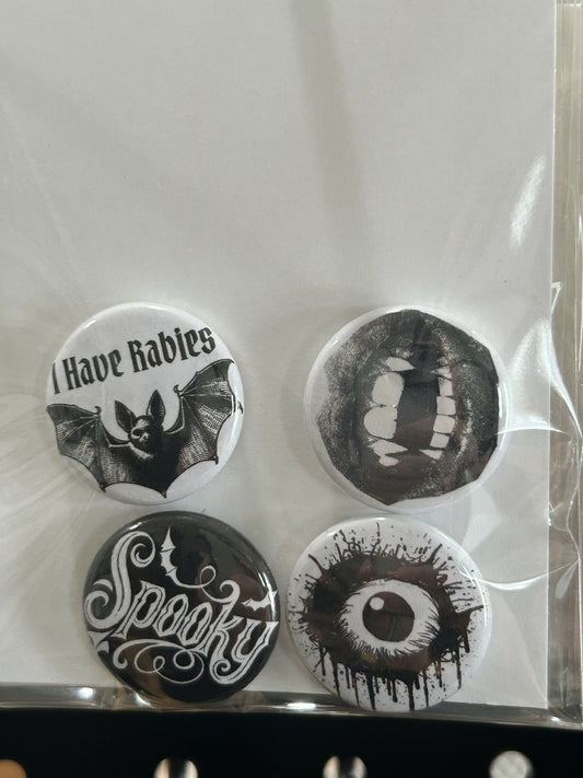 Goth Pinback buttons