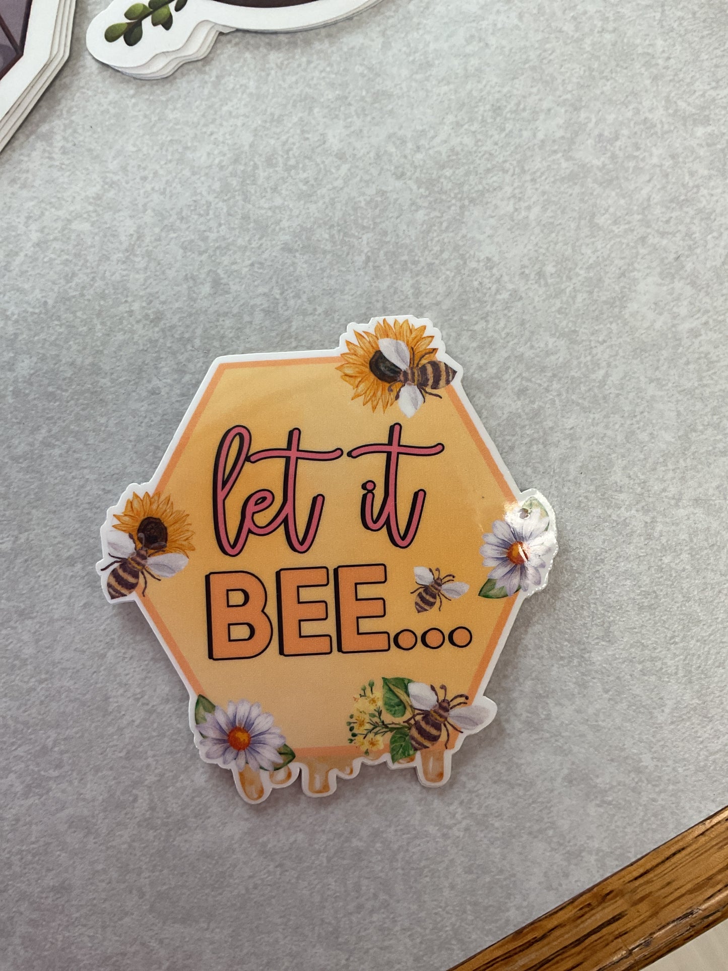 Let it BEE Stickers