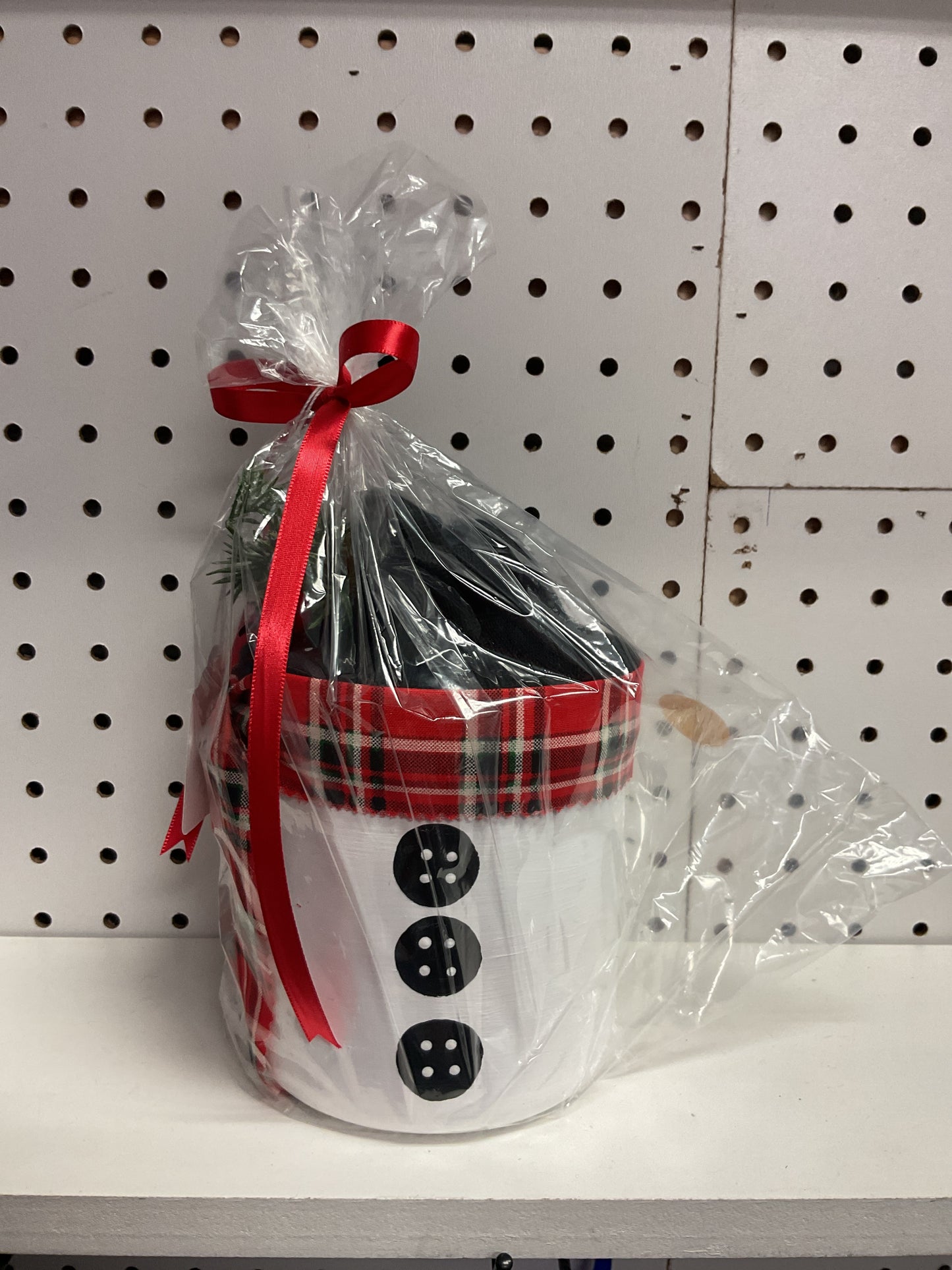 Filled Christmas candy Jars