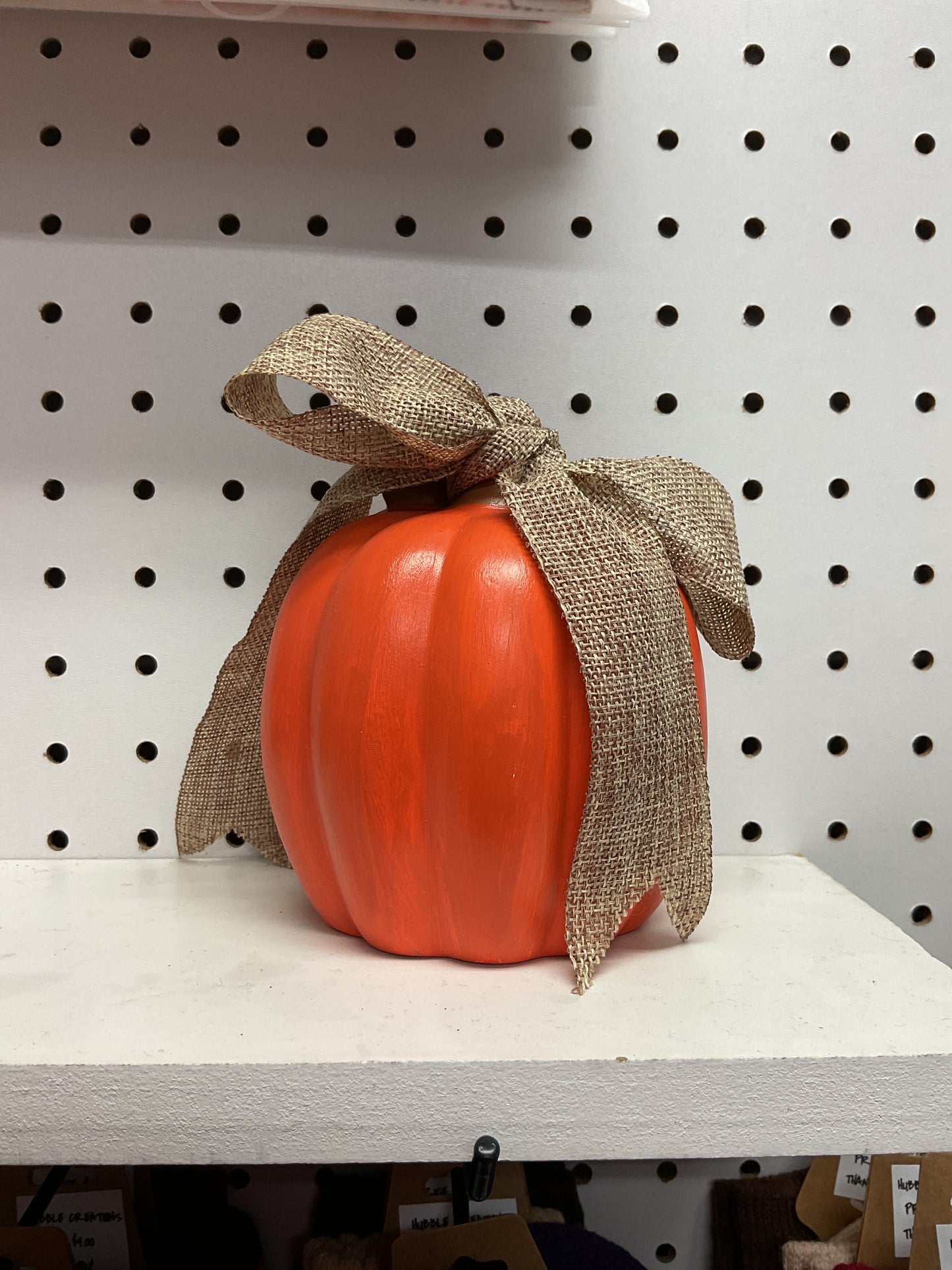 Hand painted ceramic pumpkins