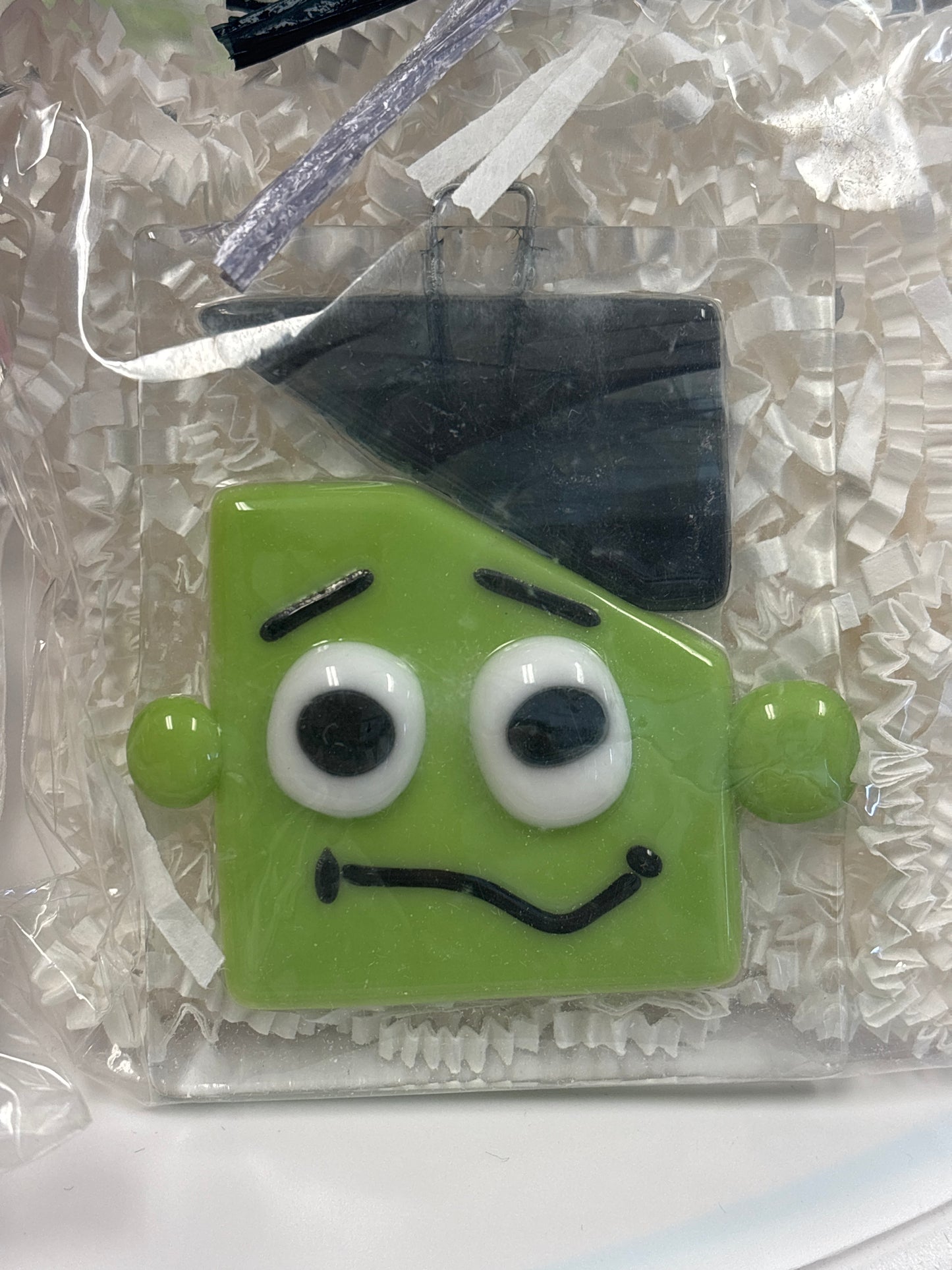 Green monster ornament