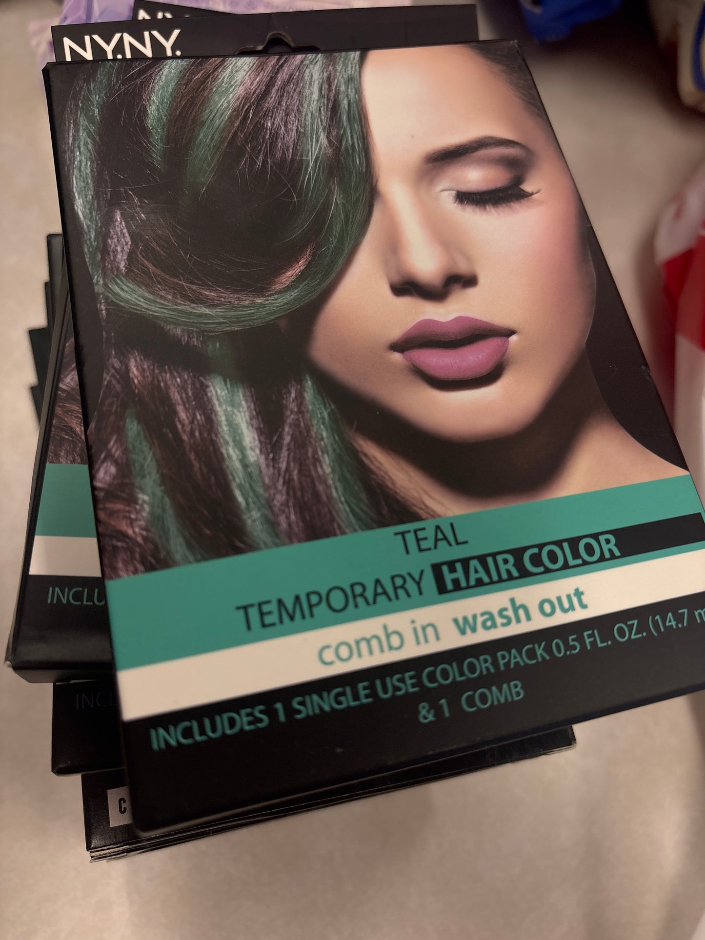 Temporary hair color