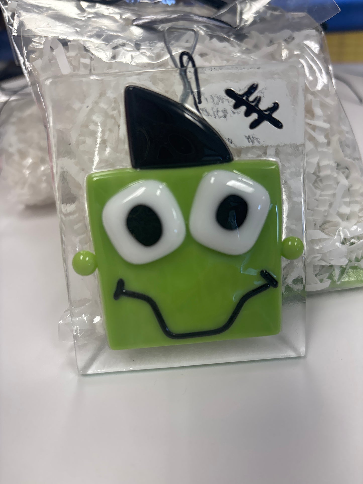 Green monster ornament