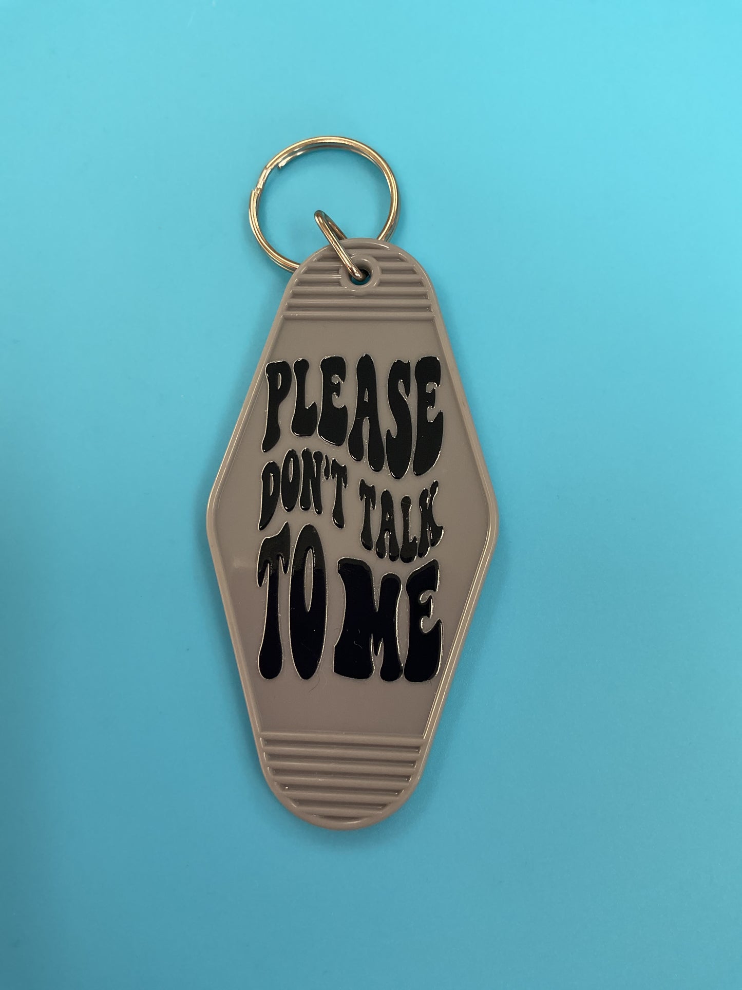 Motel keychain