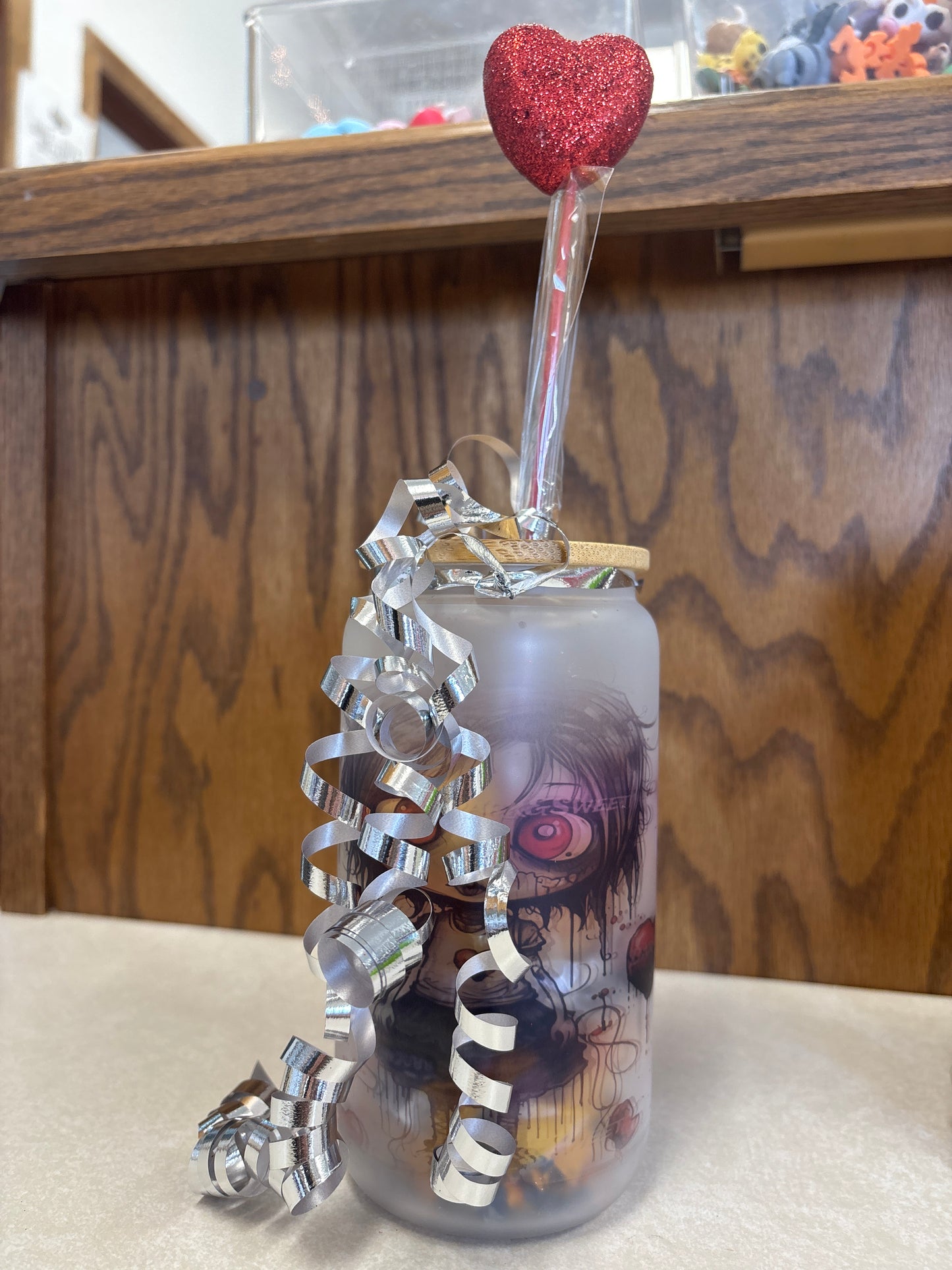 Dark love valentines glass collection