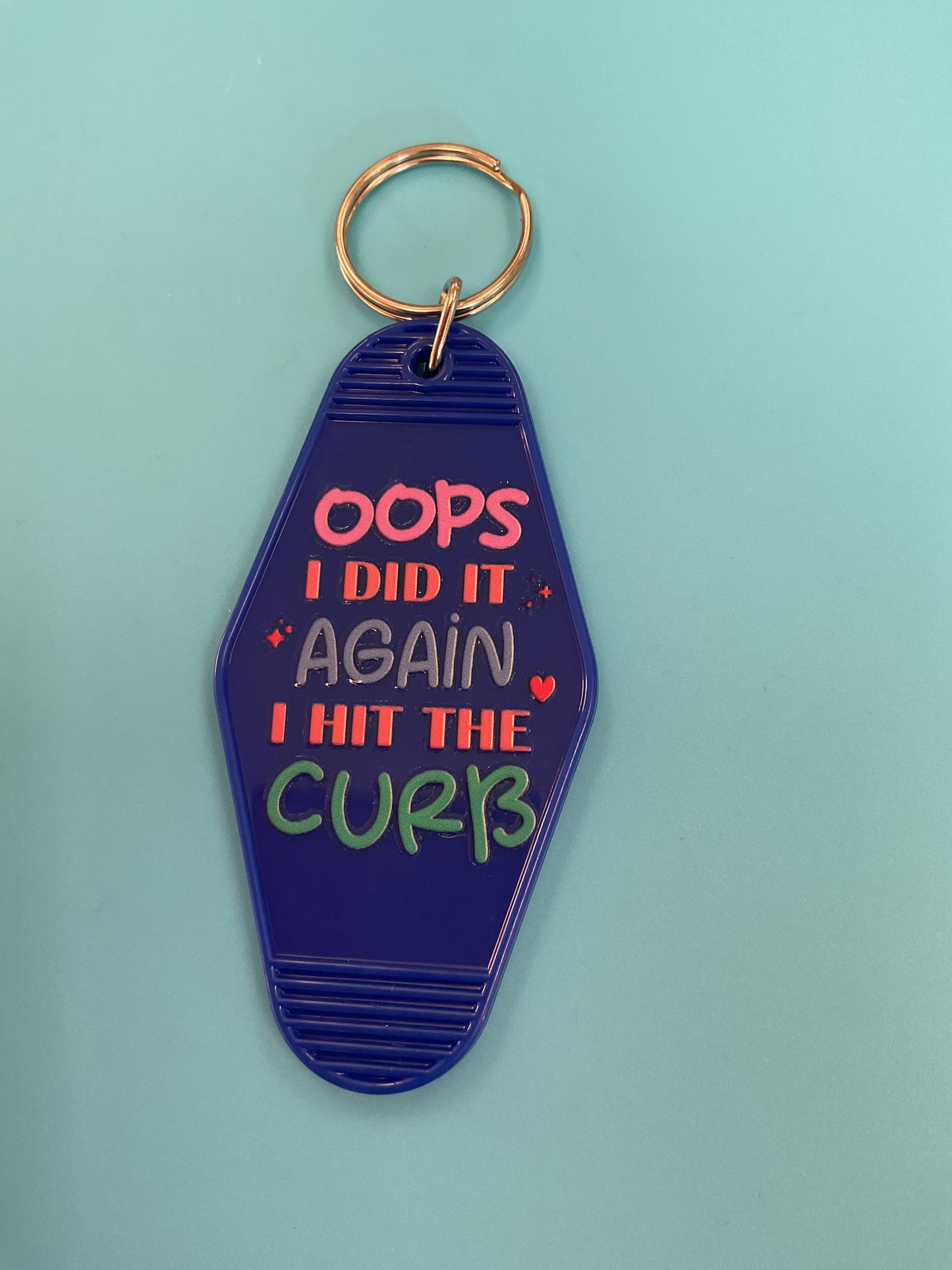 Motel keychain