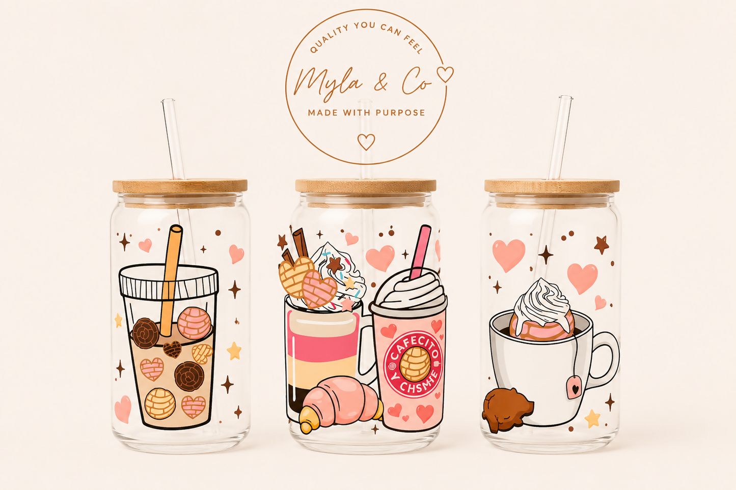 16oz Glass Tumblers