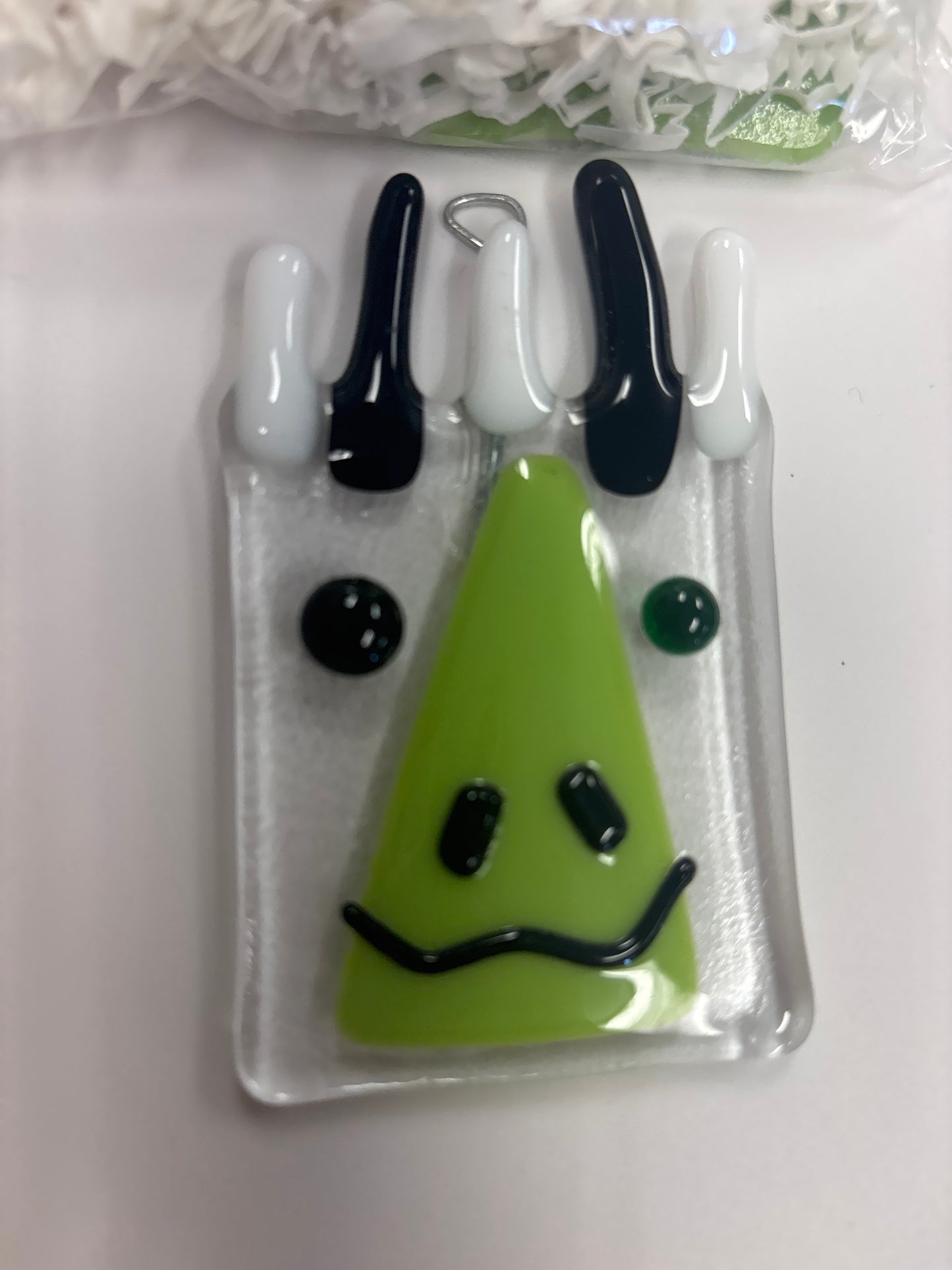 Green monster ornament