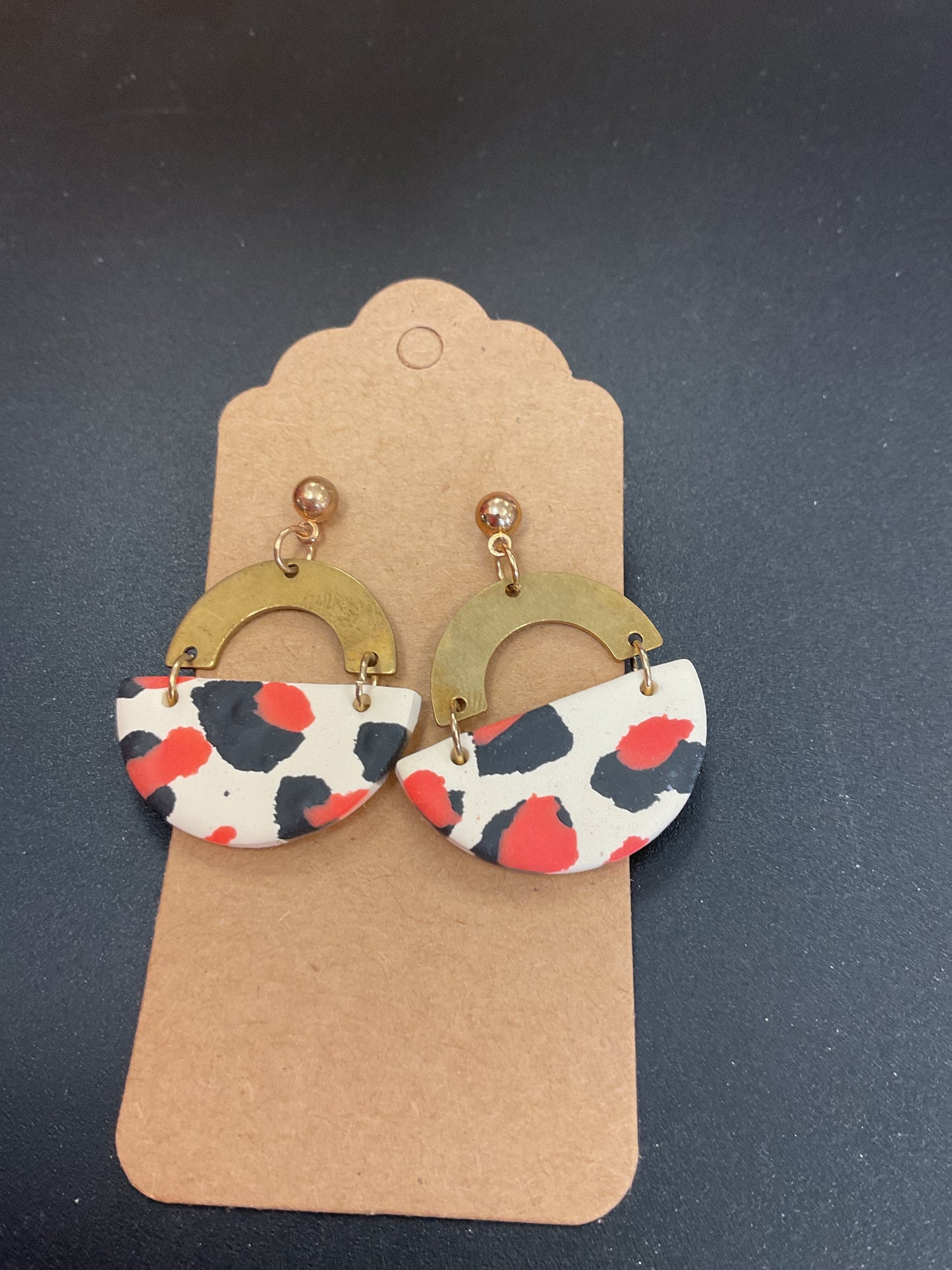 Wild soul clay earring