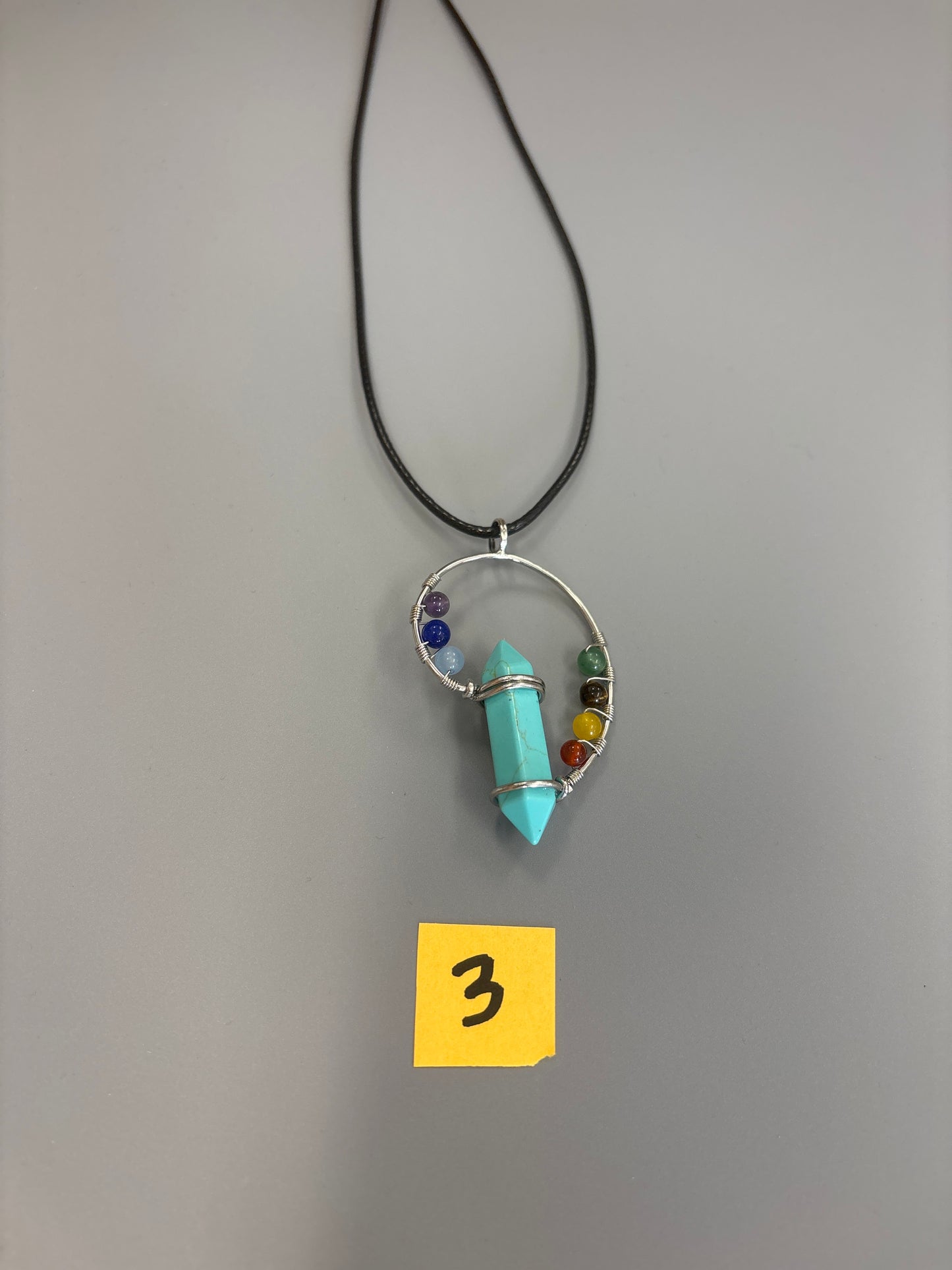 Hexagon Chakra Point Necklace