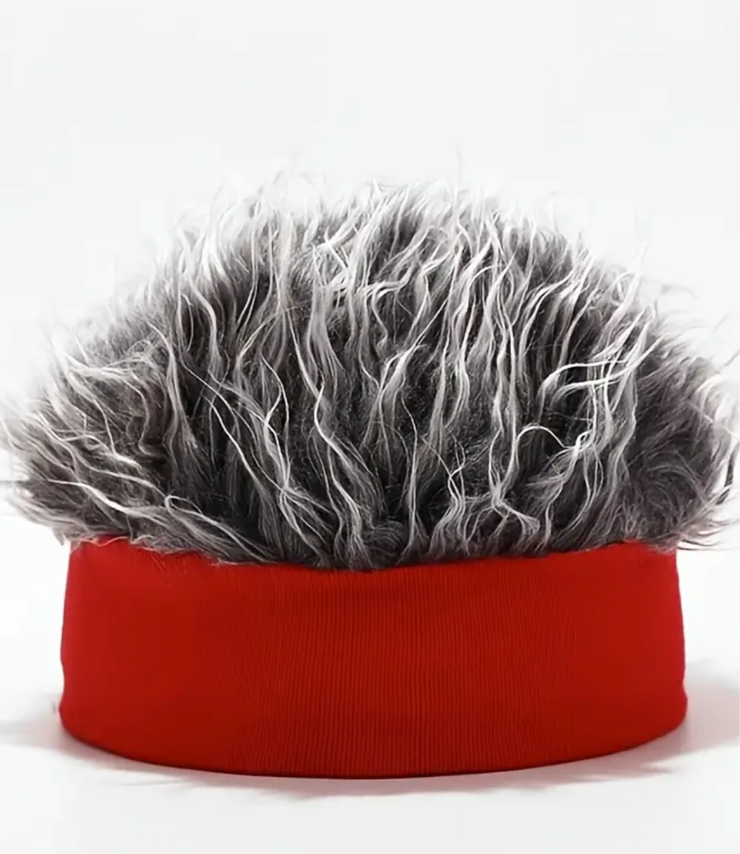 Beanie with fake hair