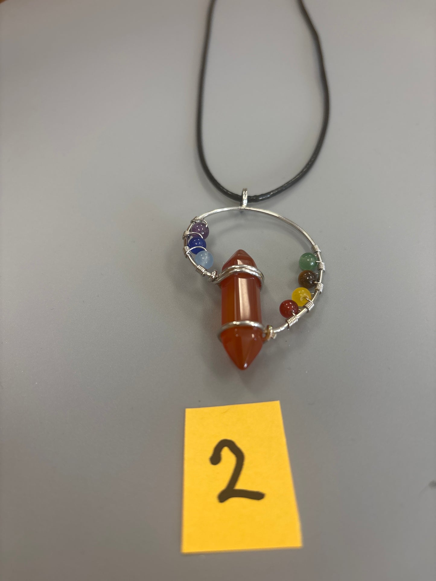 Hexagon Chakra Point Necklace