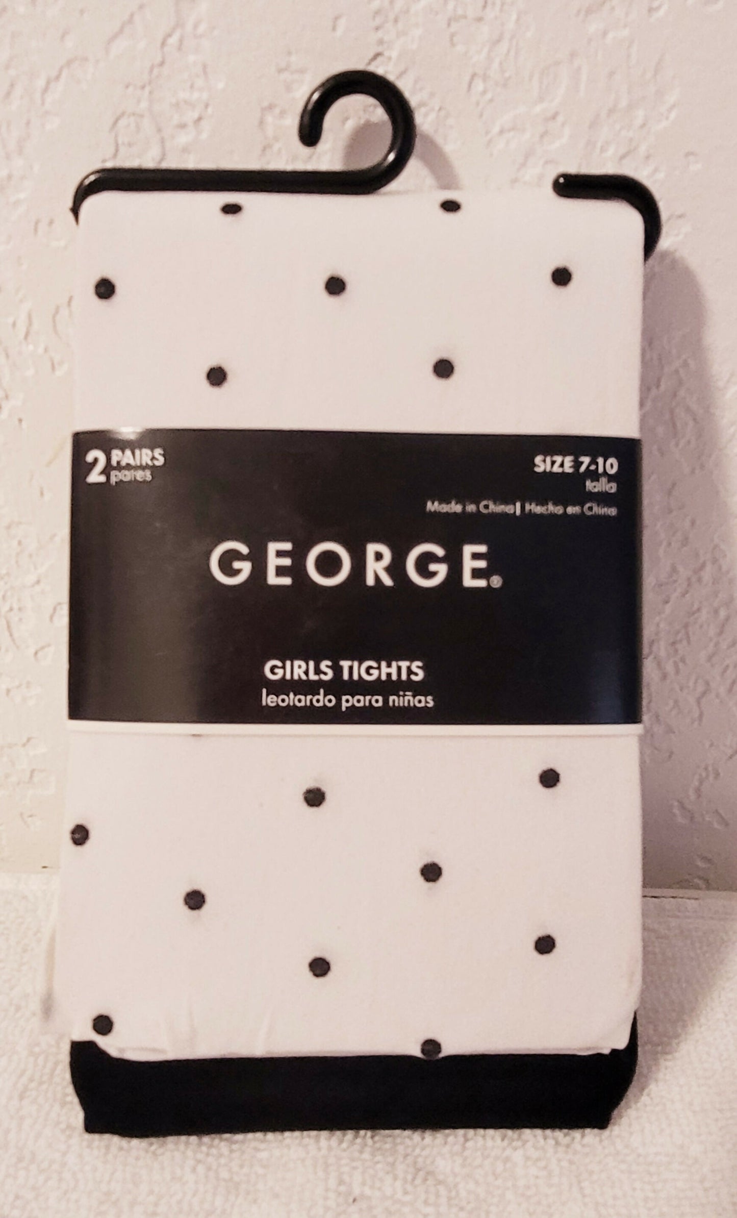 George Girls Tights 2 Pair