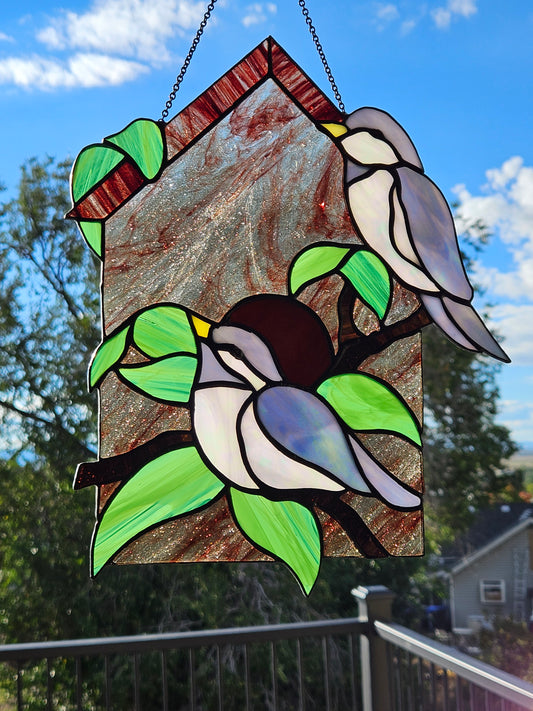 Birdhouse Stained Glass