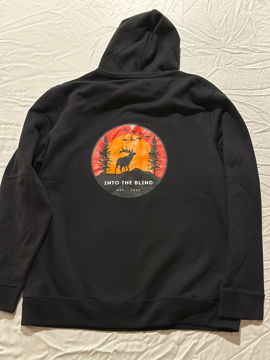 Black/Color Elk Hoodie