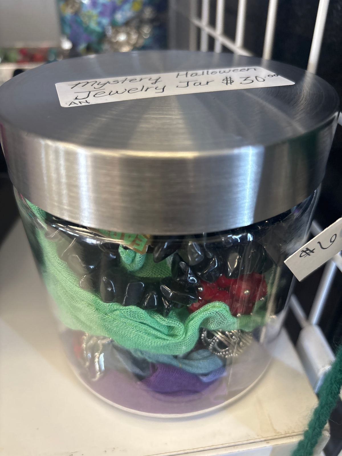 Amys Mystery jewelry jars